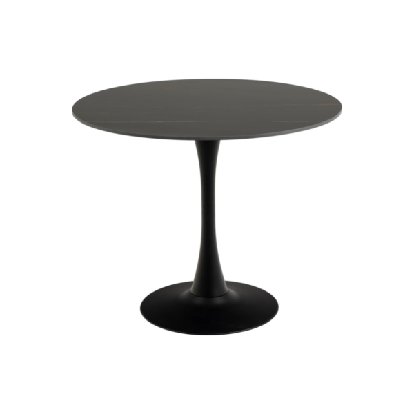 Malta Din/Table Ø90 Ceramic Black