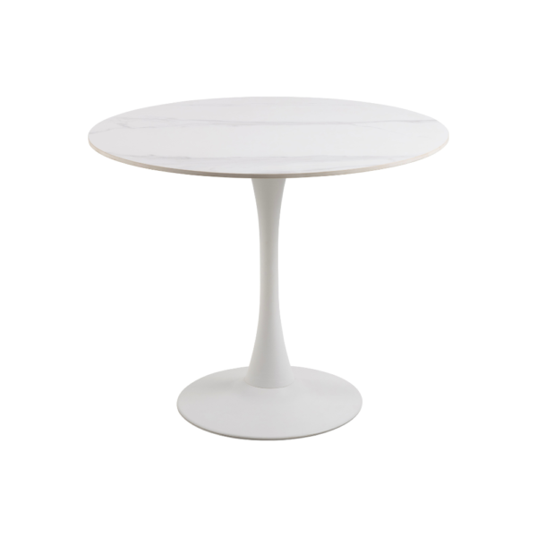 Malta Din/Table Ø90 Ceramic White